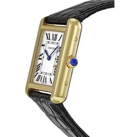 cartier tank americaine ladies gold|cartier tank solo large gold.